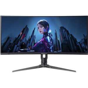 Monitor Gaming i lakuar Acer Predator X34X5b / 34" UltraWide Quad HD 240Hz 0.1 ms QD-OLED Curved / e zezë