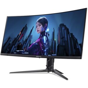 Monitor Gaming i lakuar Acer Predator X34X5b / 34" UltraWide Quad HD 240Hz 0.1 ms QD-OLED Curved / e zezë