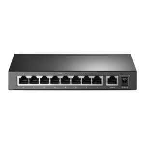 TP-Link TL-SF1009P Switch 9-Port Fast Ethernet me 8-Port PoE+ dhe 65W PoE Budget 7