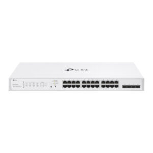 TP-Link Festa FS328GP Smart Switch -  Managed 28-Port Gigabit PoE+ me 24 PoE+ dhe 4 SFP, 250W