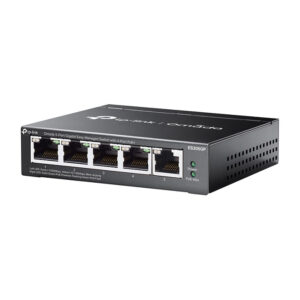 TP-Link Omada ES205GP 5-Port Easy Managed Gigabit Switch with 4-Port PoE+ | 65W PoE Compact Business Switch 8