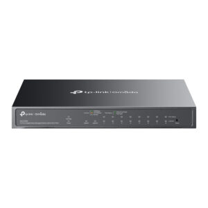 TP-Link Omada ES210GMP 10-Port Easy Managed Gigabit Switch with 8-Port PoE+ | 123W PoE Budget