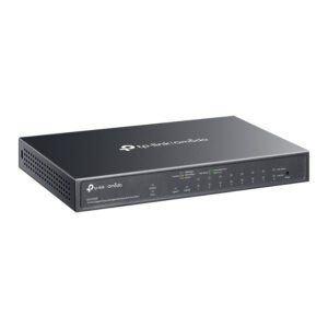 TP-Link Omada ES210GMP 10-Port Easy Managed Gigabit Switch with 8-Port PoE+ | 123W PoE Budget 8