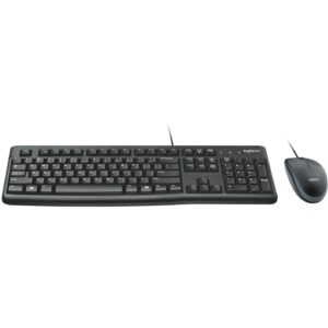 Combo (Tastierë & Maus) Logitech MK120 Wired Desktop / QWERTY / USB - Zezë