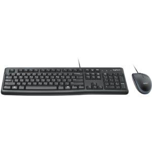 Combo (Tastierë & Maus) Logitech MK120 Wired Desktop / QWERTY / USB - Zezë