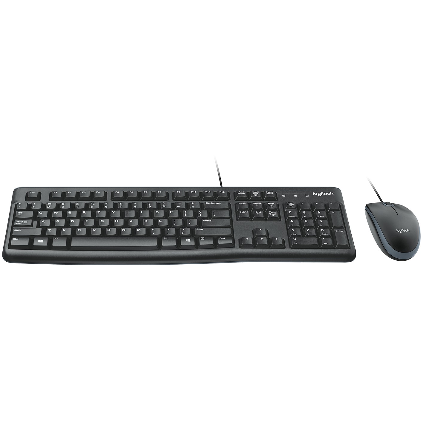 Combo (Tastierë & Maus) Logitech MK120 Wired Desktop /  QWERTY CZ / USB - Zezë
