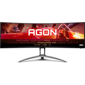 Monitor Gaming AOC B2 AG493UCX2 / 48.8 Inch / Quad HD / 165Hz / 1ms / I zi