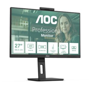 Monitor AOC Q27P3QW / 27″ / QHD / IPS LCD / 16:9 / 75Hz / HDMI + DP + USB-C / E zezë