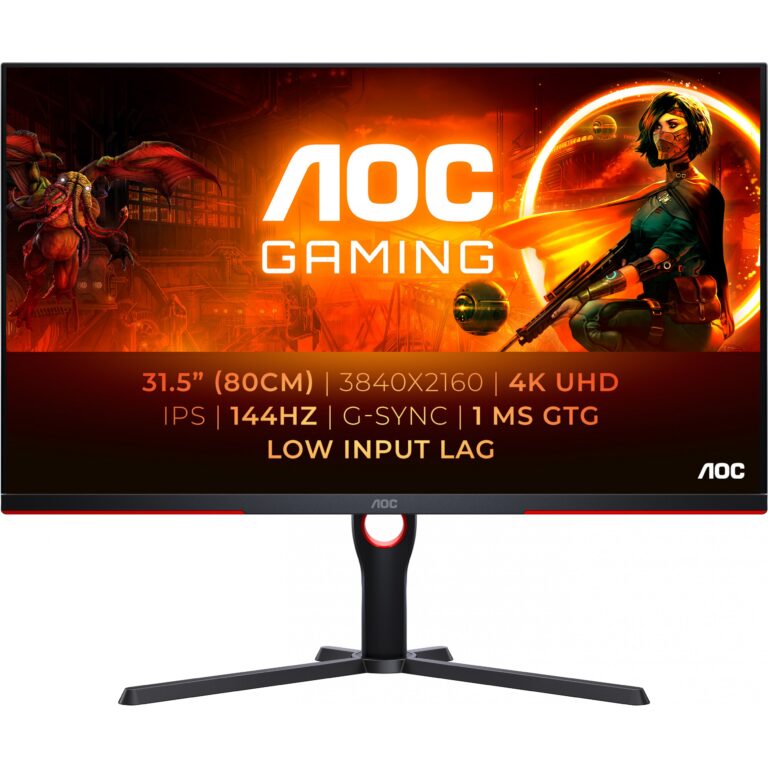 Monitor Gaming AOC U32G3X / 31.5"4K Ultra HD 144 Hz 1ms  IPS / HDMI / DP / e zezë