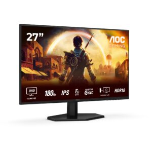 Monitor AOC Q27G42XE / 27″ / QHD / IPS LCD / 16:9 / 180Hz / 2×HDMI + DP / E zezë