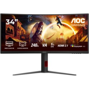 Monitor Gaming AOC CU34G4Z / 34 Inch / Wide Quad HD / 240Hz / 0.3ms / I zi