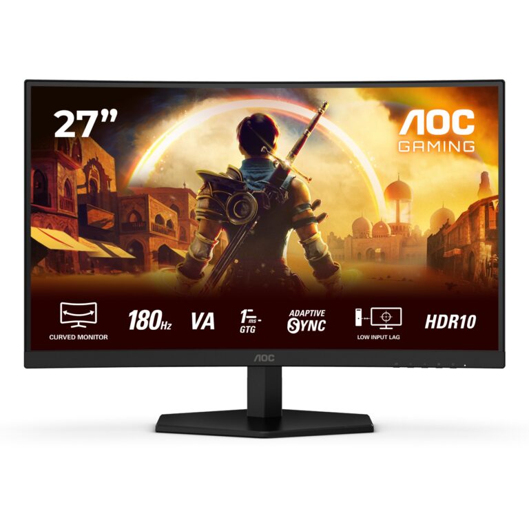 Monitor AOC C27G42E / 27″ / FHD / VA LCD Curved / 16:9 / 165Hz / HDMI + DP / E zezë