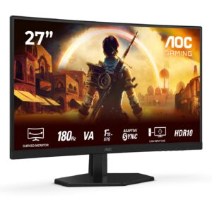 Monitor AOC C27G42E / 27″ / FHD / VA LCD Curved / 16:9 / 165Hz / HDMI + DP / E zezë