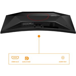 Monitor AOC C27G42E / 27″ / FHD / VA LCD Curved / 16:9 / 165Hz / HDMI + DP / E zezë