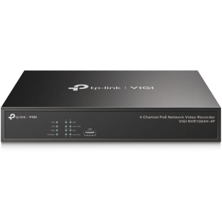 DVR TP-Link Omada IPCam VIGI NVR1004H-4P Channel PoE Video