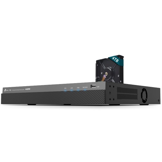 DVR TP-Link Omada IPCam VIGI NVR2016H-16MP-4TB 16 Channel PoE+