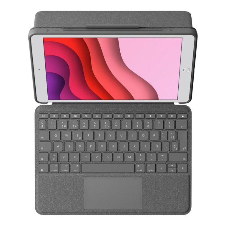 Aksesorë për Tablet Logitech Combo Touch / iPad (7th Gen) / Wireless / Trackpad - Gri