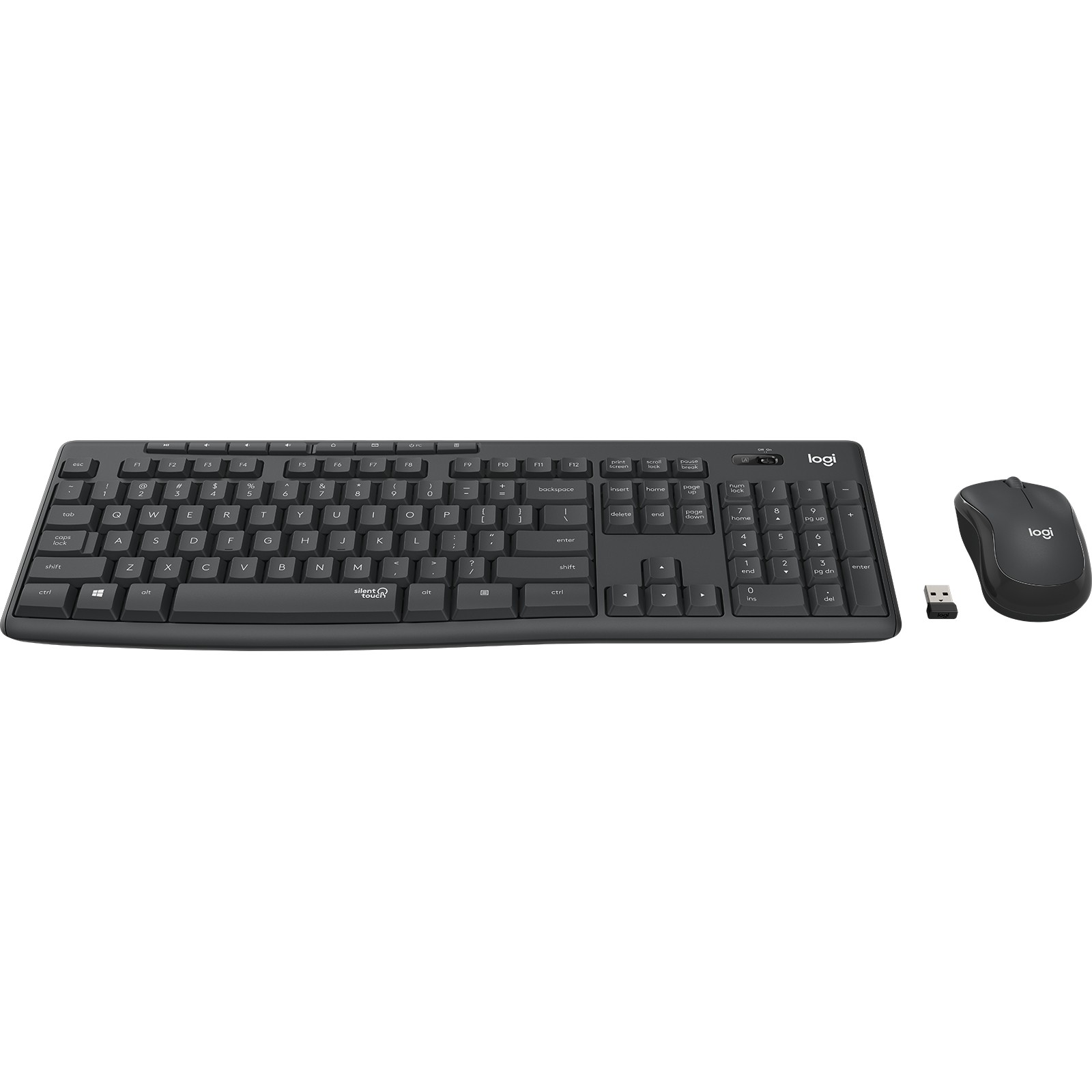 Combo (Tastierë & Maus) Logitech MK295 Silent Wireless / QWERTY - Grafit - Figura 2