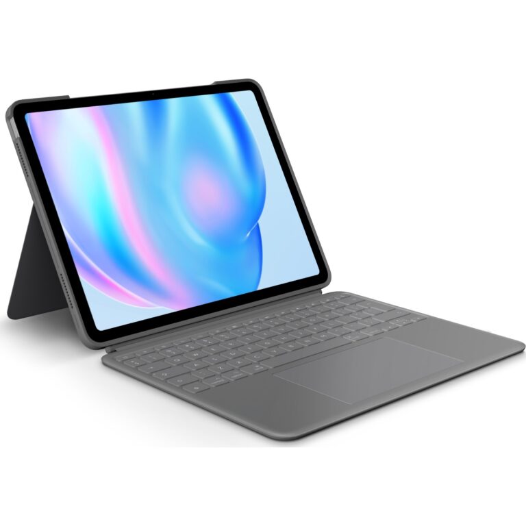 Tastierë pa kabllo me Touchpad Logitech Combo Touch për iPad Air 11" (M2) / Smart Connector – Zezë