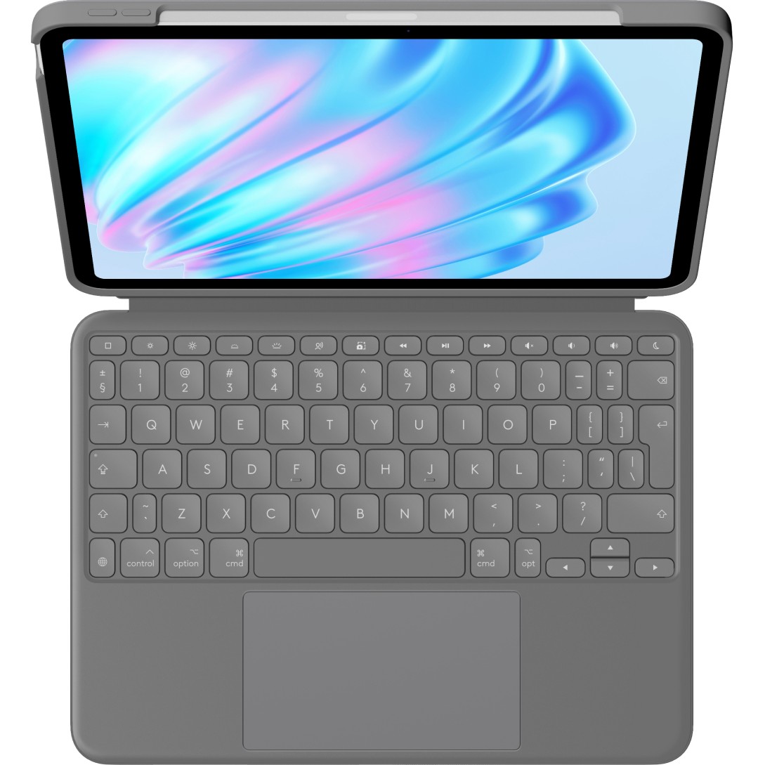 Tastierë pa kabllo me Touchpad Logitech Combo Touch për iPad Air 11" (M2) / Smart Connector – Zezë - Figura 2