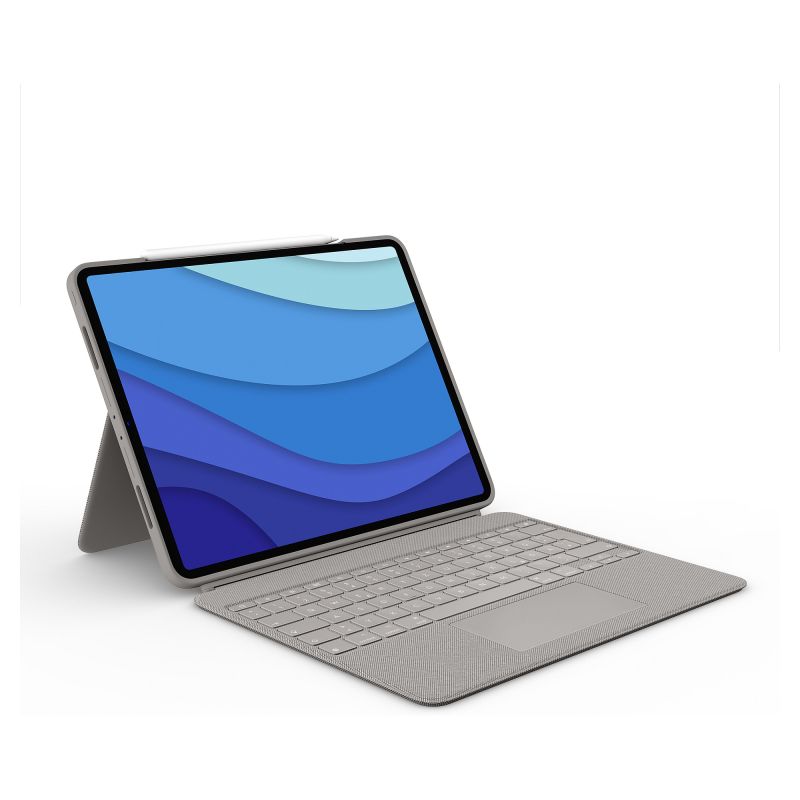 Aksesorë për Tablet Logitech Combo Touch / iPad Pro 12.9" / Wireless / Trackpad - Gri