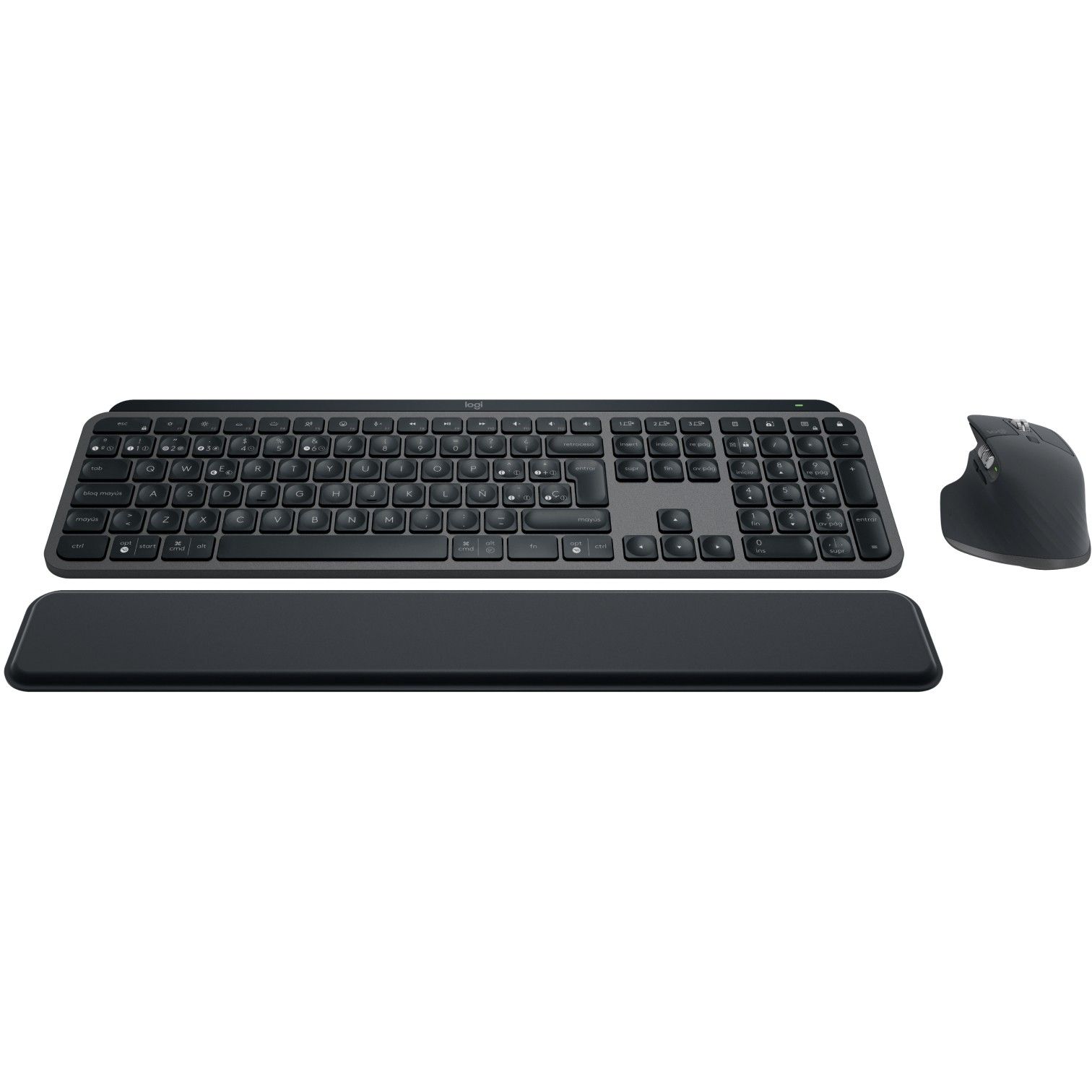 Tastierë pa Kabllo Logitech MX Keys for Business Gen / Wireless + Bluetooth / US - Grafit - Figura 5