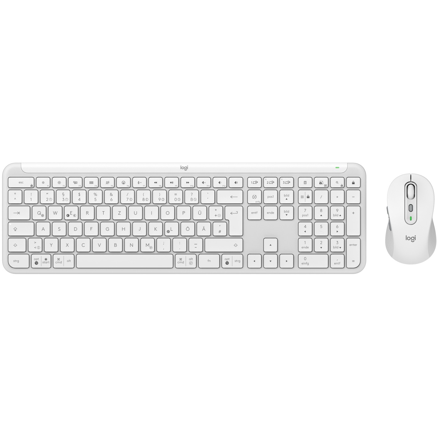 Combo (Tastierë & Maus) Logitech Signature Slim Combo MK950 for Business – Bardhë