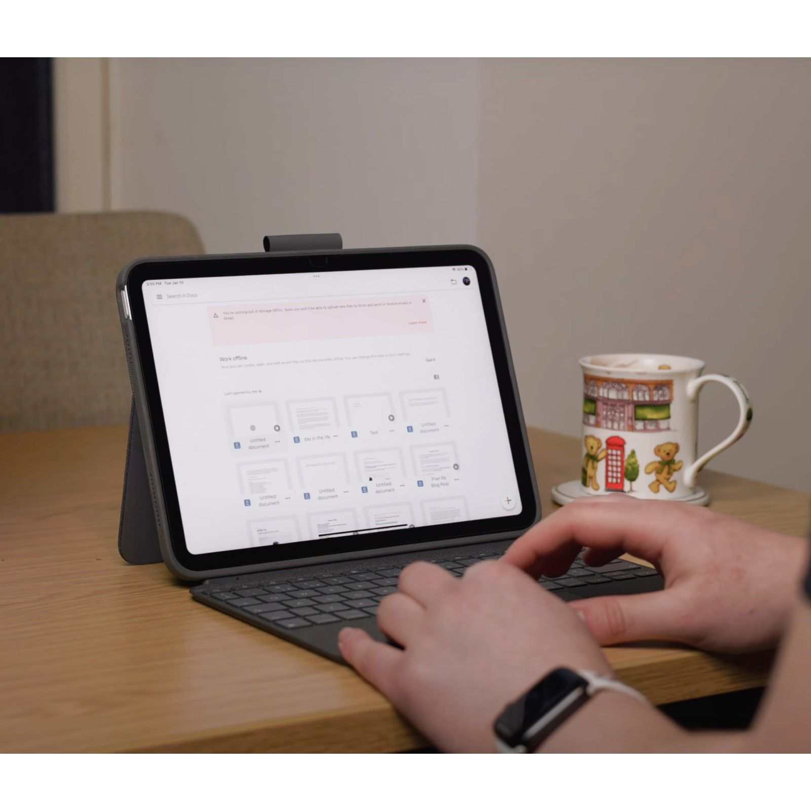 Aksesorë për tastierë Logitech Combo Touch / Për iPad 10th Gen / Tastierë + Trackpad - Figura 4