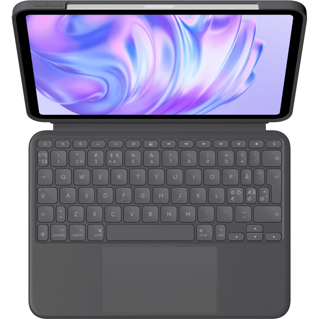 Tastierë pa kabllo me Touchpad Logitech Combo Touch për iPad Air 11" (M4) – Zezë - Figura 2