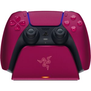 Mbushës për kontroller të Sony Razer Universal Quick Charging Stand  Playstation 5 / e kuqe