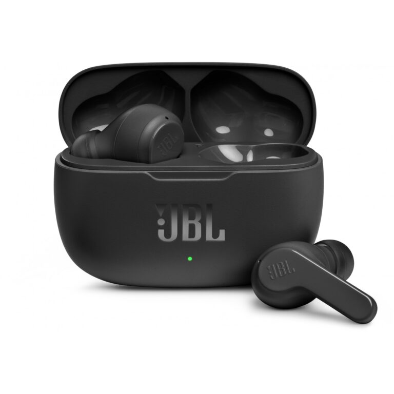 Kufje me kabllo JBL Wave 200TWS / Wireless / Bluetooth / Touch / e zezë