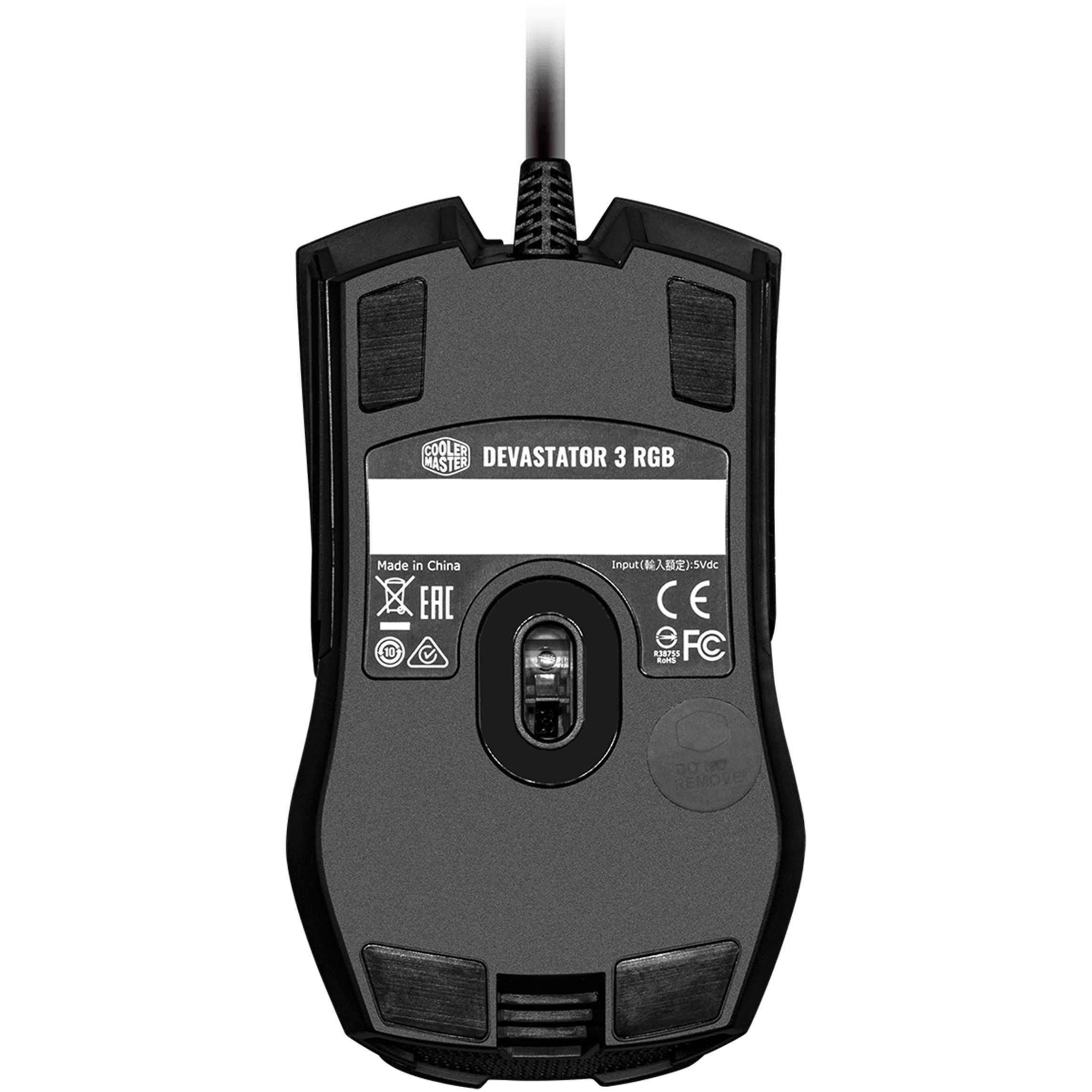 Combo (Tastierë & Maus) Gaming Cooler Master Devastator 3 / Layout DE /6 Zona RGB - Zezë - Figura 5