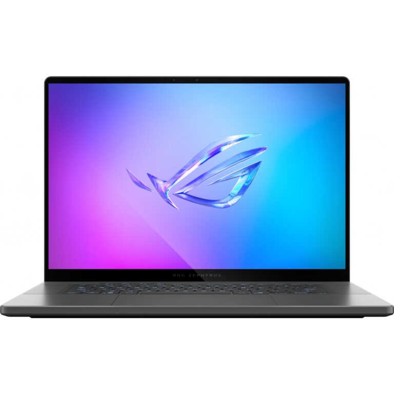 Laptop Gaming ASUS ROG Zephyrus G16 / Core Ultra 9-285H / 32GB 2TB / 16 inch WQXGA OLED 240 Hz 0.2 ms / QWERTZ / RTX 5070Ti 12GB / Gri