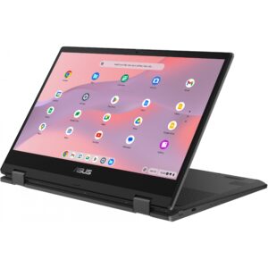 Laptop - Tablet ASUS Chromebook Flip CM1 / MediTek 520 / 8GB / 128GB / 14" Full HD IPS Gloss / ARM Mali-G52 MC2 / Gri
