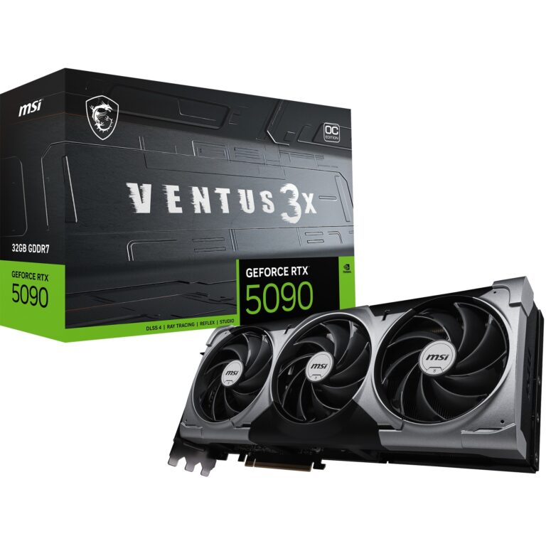 Kartelë Grafike Nvidia RTX 5090 32GB MSI Ventus 3X OC GDDR7 3 Fan