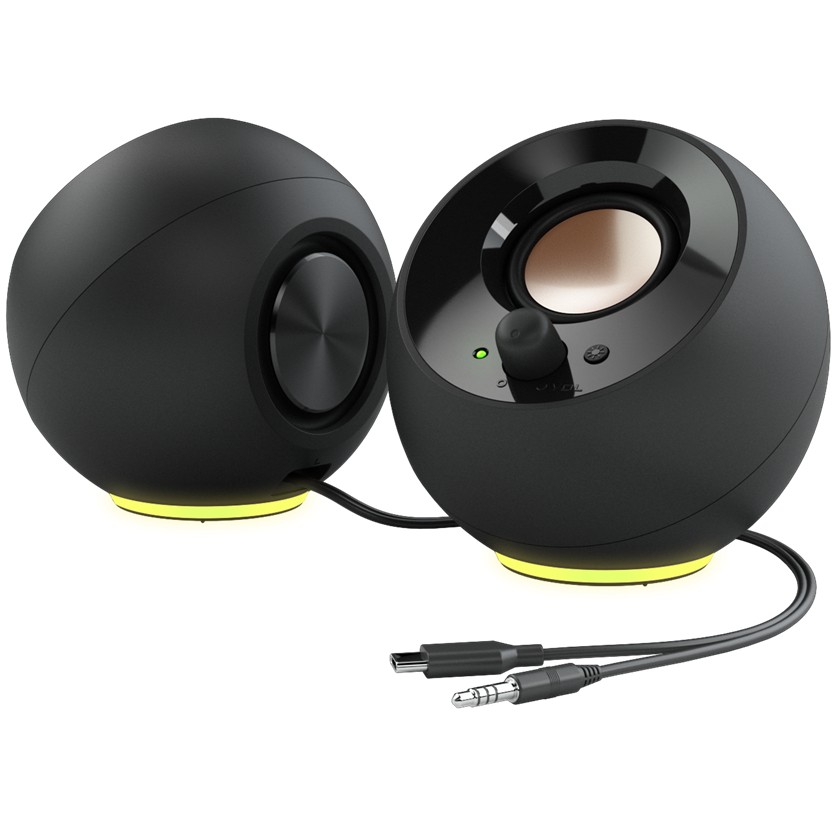 Altoparlantë Creative Pebble SE RGB Stereo Speakers – Zezë