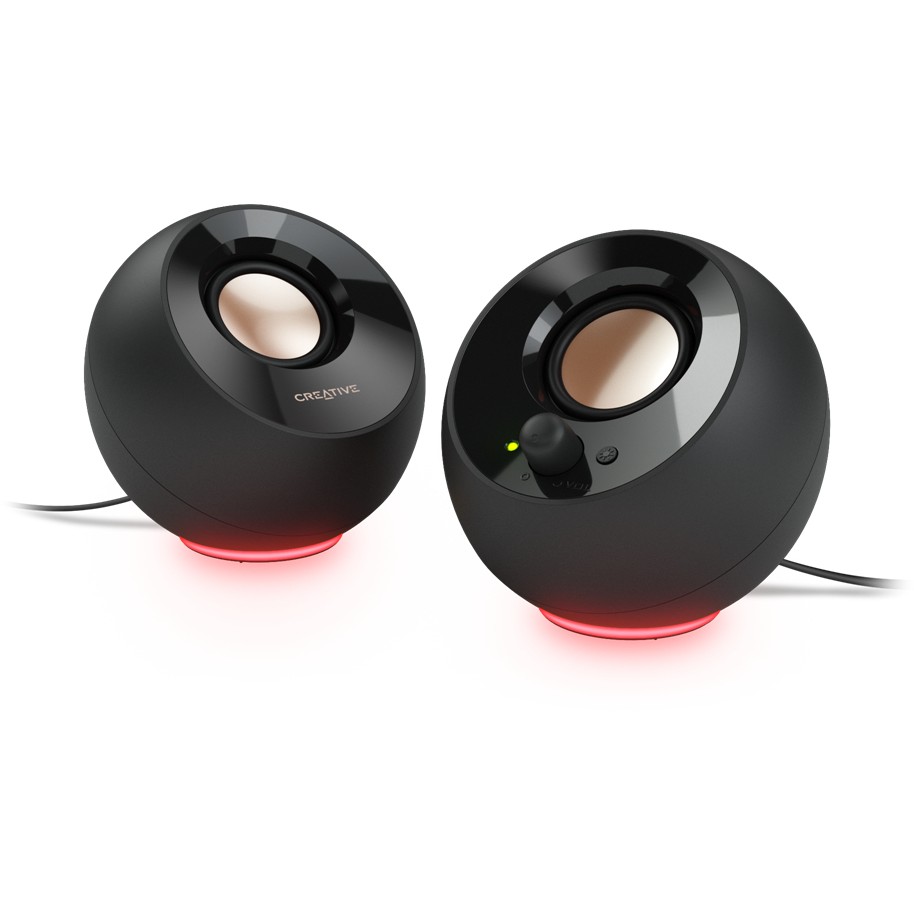 Altoparlantë Creative Pebble SE RGB Stereo Speakers – Zezë - Figura 4