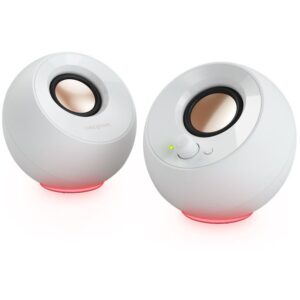 Altoparlantë Creative Pebble SE RGB Stereo Speakers – Bardhë