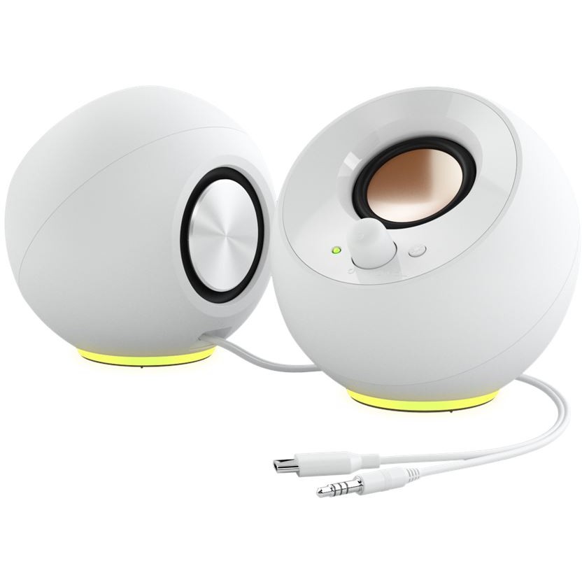 Altoparlantë Creative Pebble SE RGB Stereo Speakers – Bardhë - Figura 2
