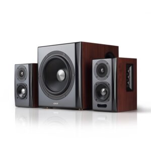 Altoparlantë Edifier S350DB 2.1 Bluetooth Speaker System – Dru / Zezë