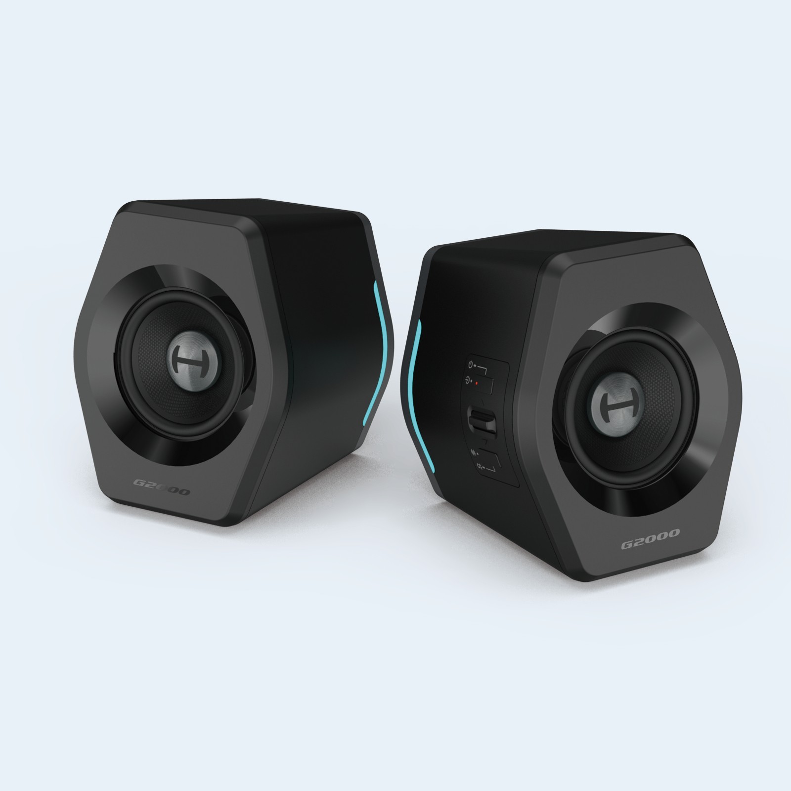 Altoparlantë Edifier G2000 2.0 Bluetooth Gaming Speaker RGB - Zezë - Figura 3