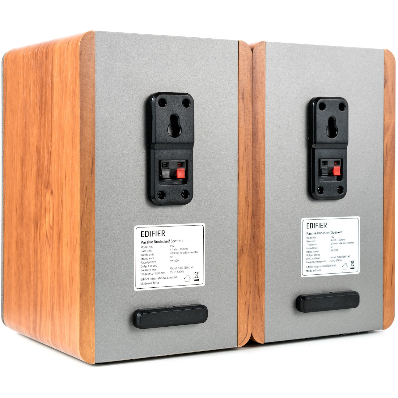 Altoparlantë Edifier P12 Passive Bookshelf Speaker Set – Dru / Hiri - Figura 3
