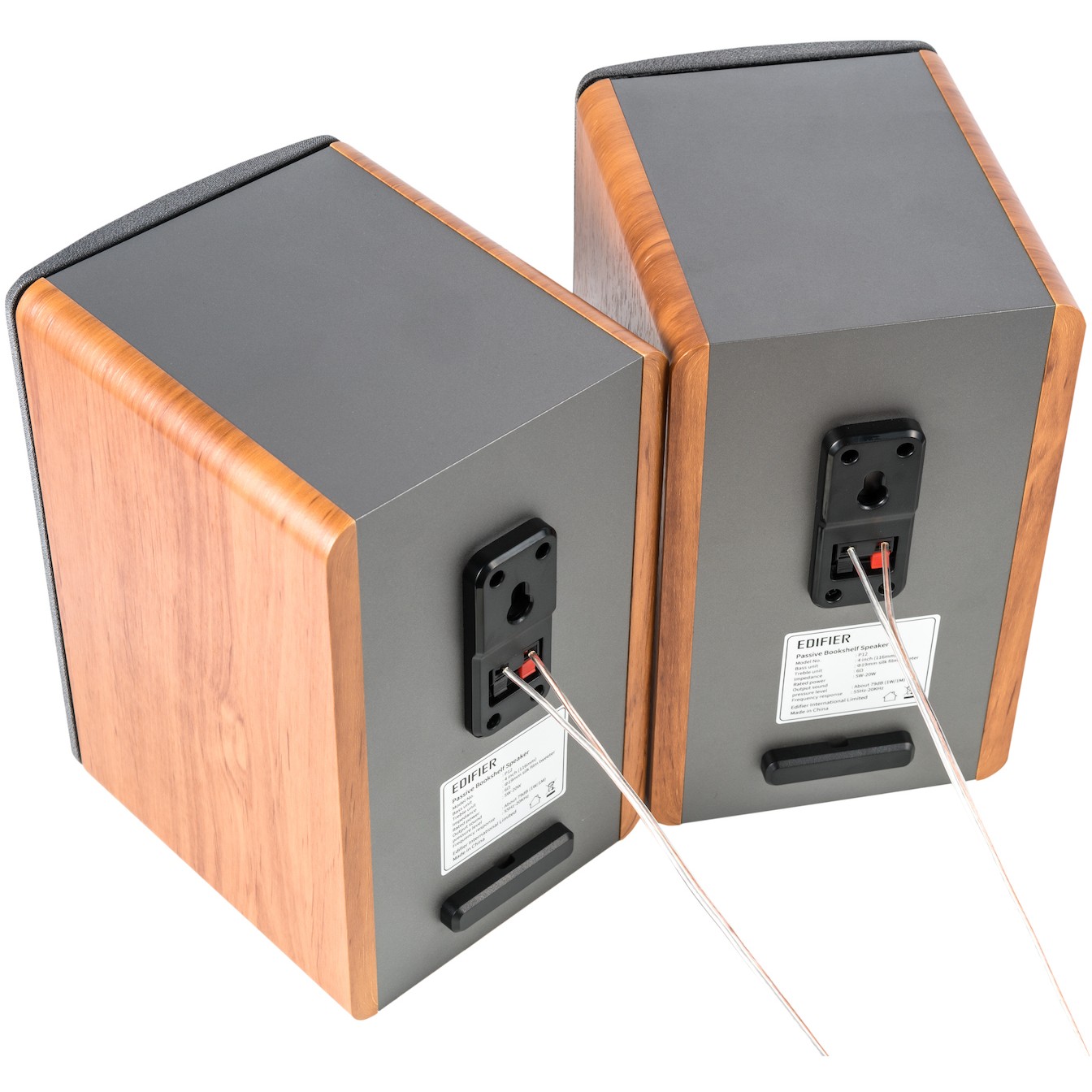 Altoparlantë Edifier P12 Passive Bookshelf Speaker Set – Dru / Hiri - Figura 4