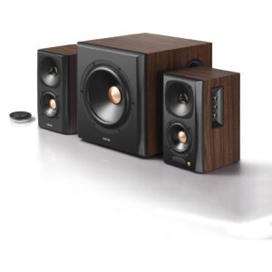 Altoparlantë Edifier S360DB 2.1 Bluetooth Speaker System – Dru / Zezë