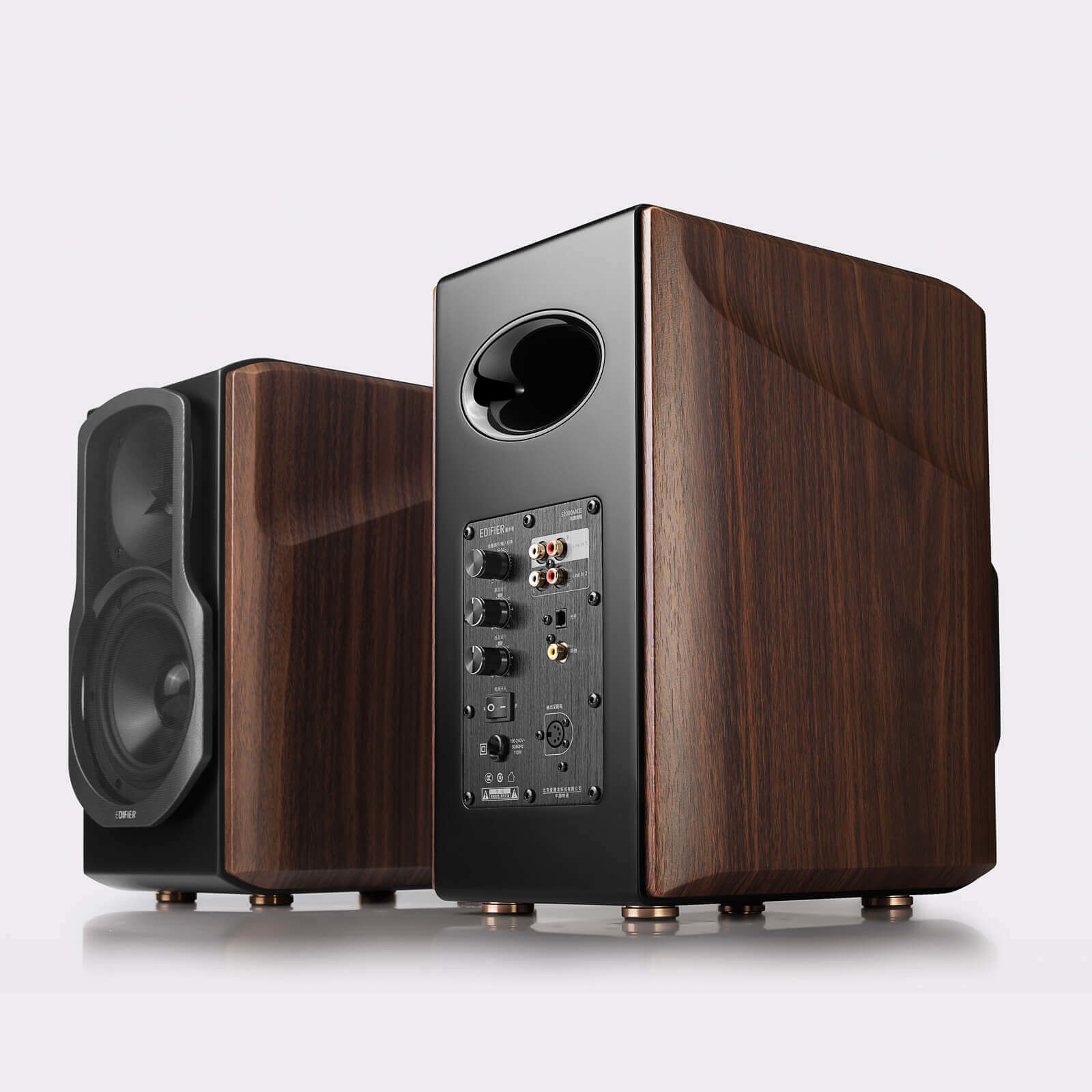 Altoparlantë Edifier Studio S2000MKIII 2.0 Bluetooth Speaker System – Dru / Zezë - Figura 2