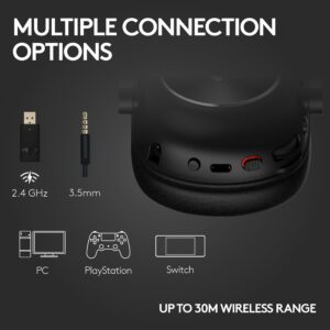 Kufje Gaming PRO X 2 LIGHTSPEED / Wireless / 20 - 20000 Hz / e zezë