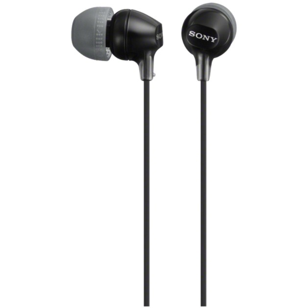 Kufje me kabllo Sony MDR-EX15APB / Kabëll 3.5 mm / E zezë