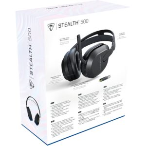 Kufje pa kabllo Turtle Beach Stealth 500 PS Over-Ear Stereo Headset. / E zezë