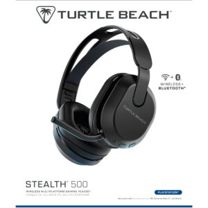 Kufje pa kabllo Turtle Beach Stealth 500 PS Over-Ear Stereo Headset. / E zezë