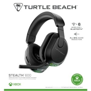 Kufje Gaming Turtle Beach Stealth 600 GEN3 XB Over-Ear Stereo/ Wireless / Xbox  / e zezë